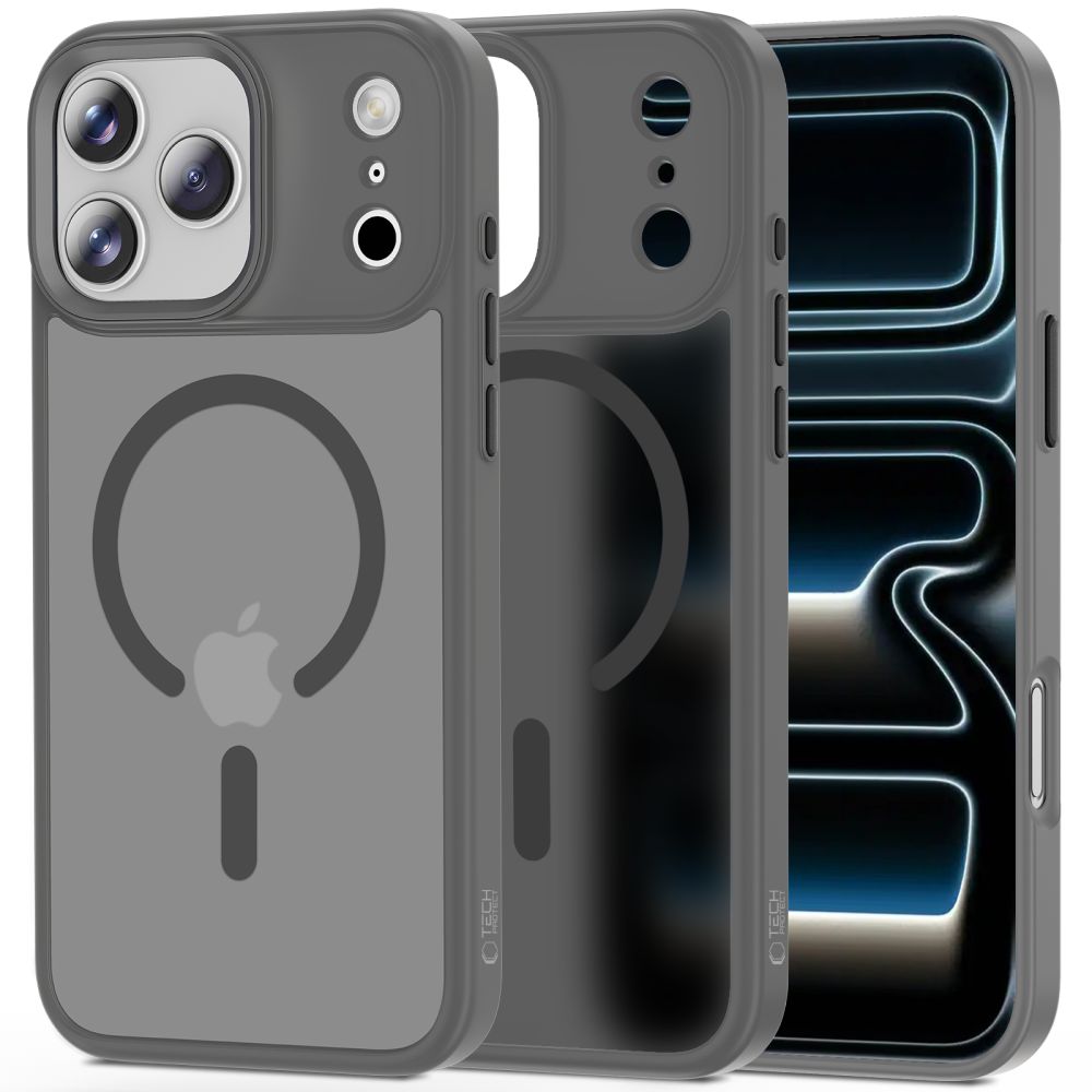 Tech-Protect MagMat MagSafe dėklas iPhone 17 Pro – pilkas -- iPhone 17 Pro
