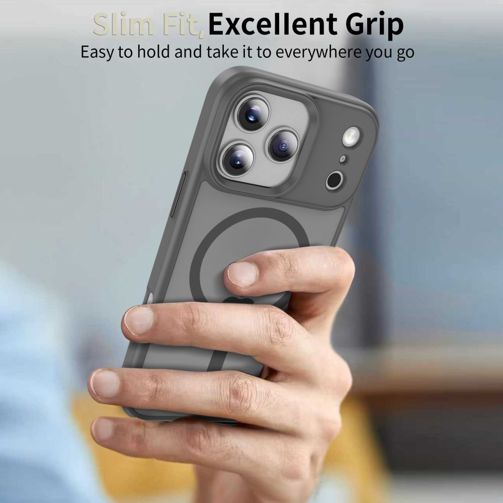 Tech-Protect MagMat MagSafe dėklas iPhone 17 Pro – pilkas -- iPhone 17 Pro