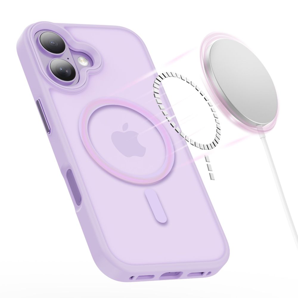 Tech-Protect MagMat MagSafe Dėklas, skirtas iPhone 17 - Purple -- iPhone 17