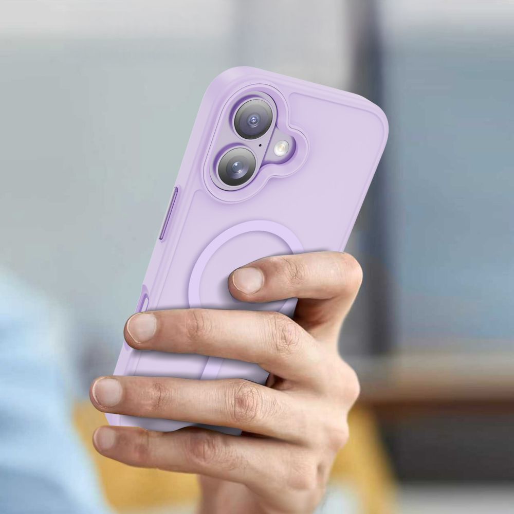 Tech-Protect MagMat MagSafe Dėklas, skirtas iPhone 17 - Purple -- iPhone 17