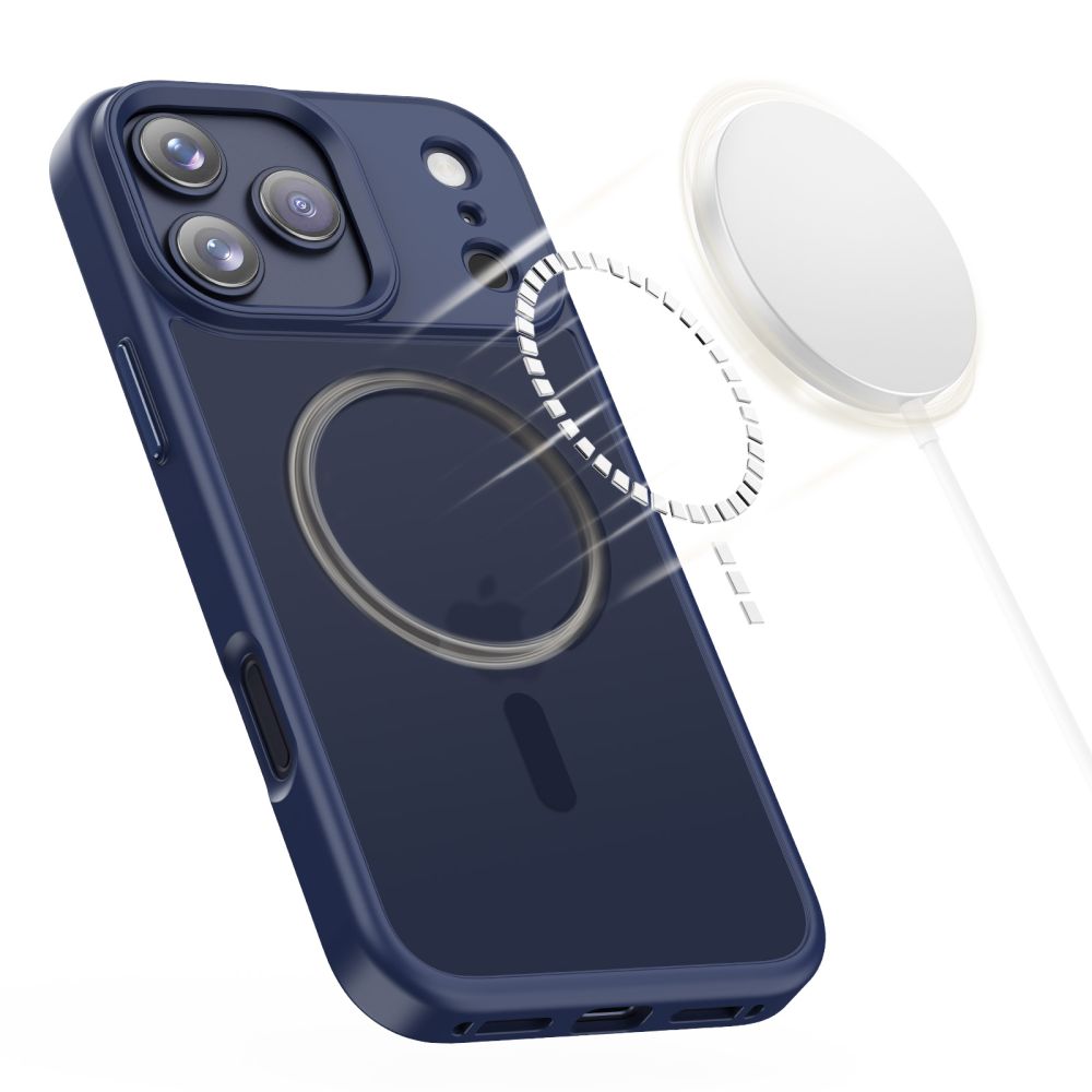 Tech-Protect MagMat MagSafe dėklas iPhone 17 Pro Max – tamsiai mėlynas -- iPhone 17 Pro Max