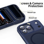 Tech-Protect MagMat MagSafe dėklas iPhone 17 Pro Max – tamsiai mėlynas -- iPhone 17 Pro Max