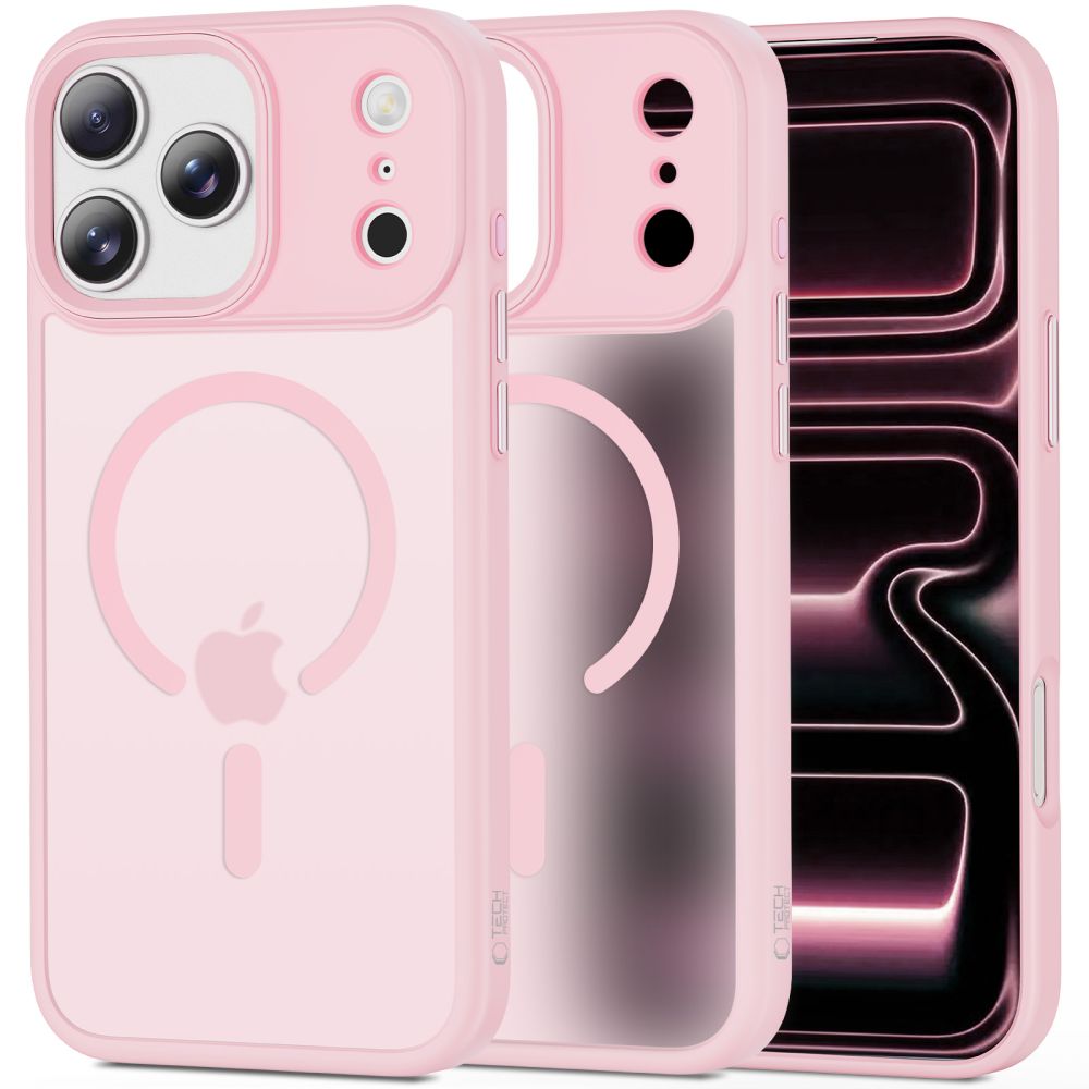 Tech-Protect MagMat MagSafe dėklas iPhone 17 Pro – rožinis -- iPhone 17 Pro