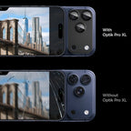 Spigen Optik Pro XL kameros stiklas iPhone 17 Pro – juodas