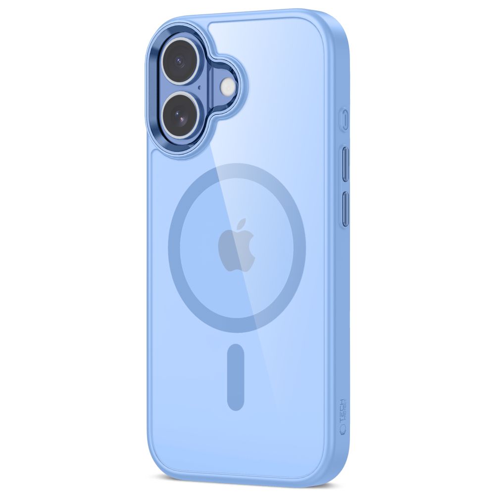 Tech-Protect MagMat MagSafe dėklas iPhone 17 – skaidrus mėlynas -- iPhone 17