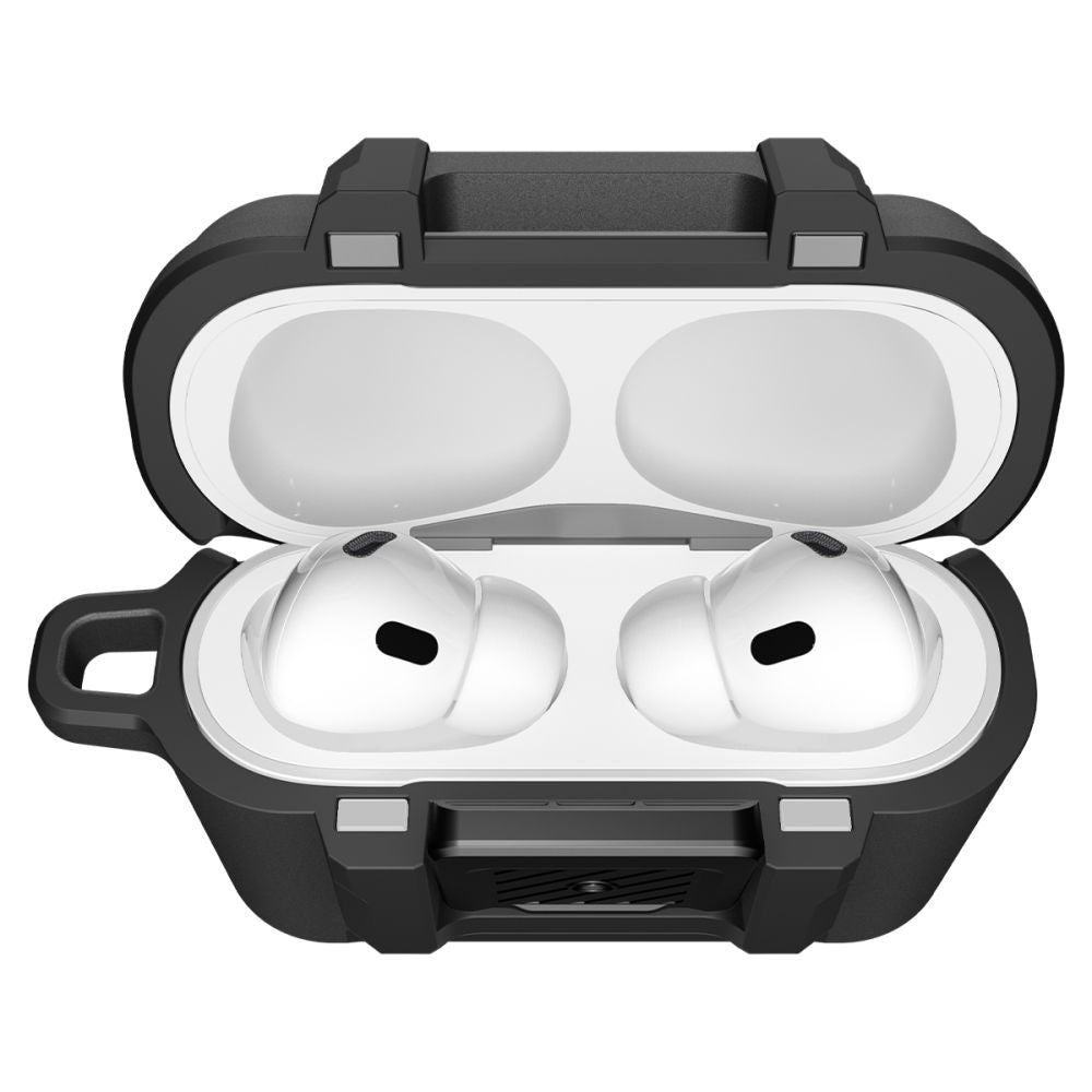Spigen Lock Fit dėklas AirPods Pro 3 – juodas