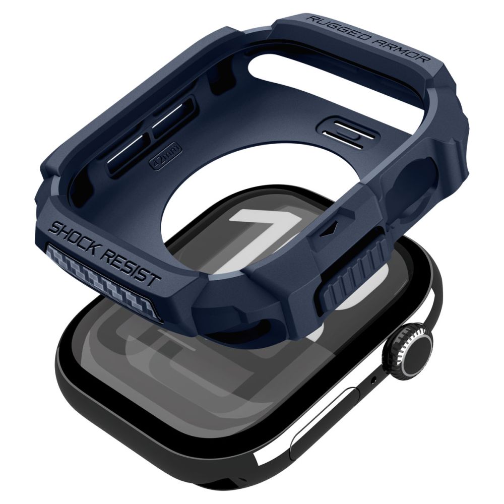 Spigen Rugged Armor dėklas Apple Watch 42 mm – mėlynas -- Apple Watch 1 42 mm