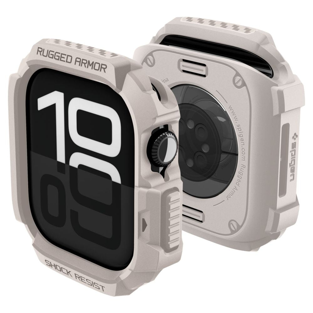 Spigen Rugged Armor dėklas Apple Watch 42 mm – smėlinis -- Apple Watch 1 42 mm