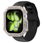 Spigen Rugged Armor dėklas Apple Watch 42 mm – smėlinis -- Apple Watch 1 42 mm