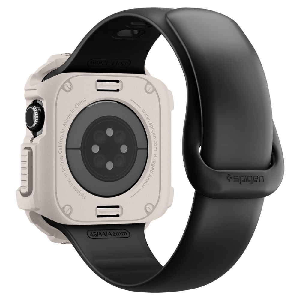 Spigen Rugged Armor dėklas Apple Watch 42 mm – smėlinis -- Apple Watch 1 42 mm