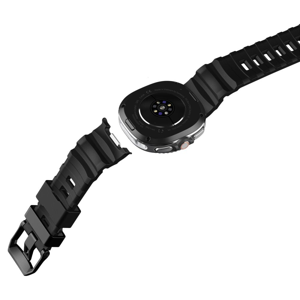 Spigen WBS2 dirželis, skirtas Samsung Galaxy Watch 40/44/46 mm – juodas