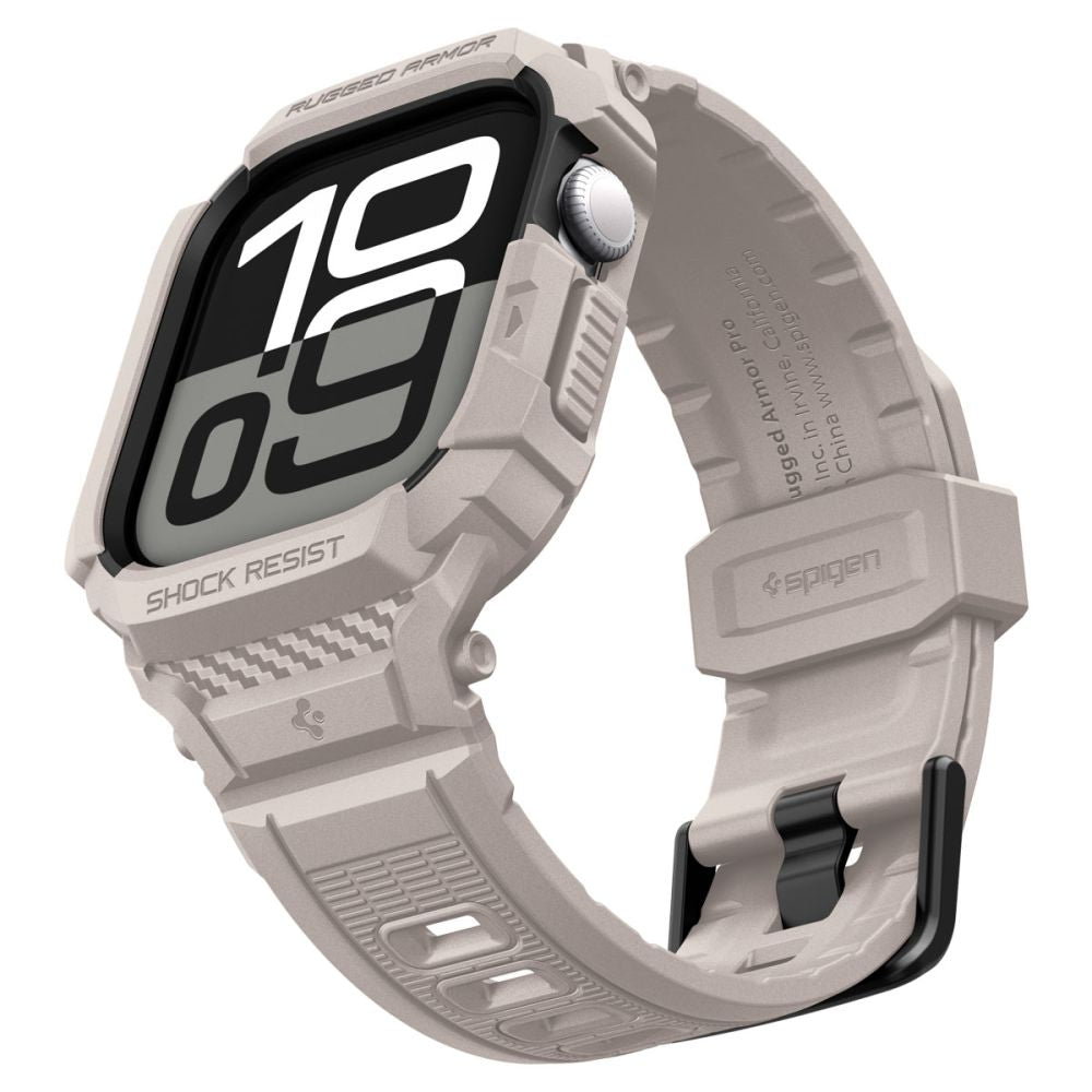 „Spigen Rugged Armor Pro“ dirželis, skirtas Apple Watch 42 mm – smėlio spalvos