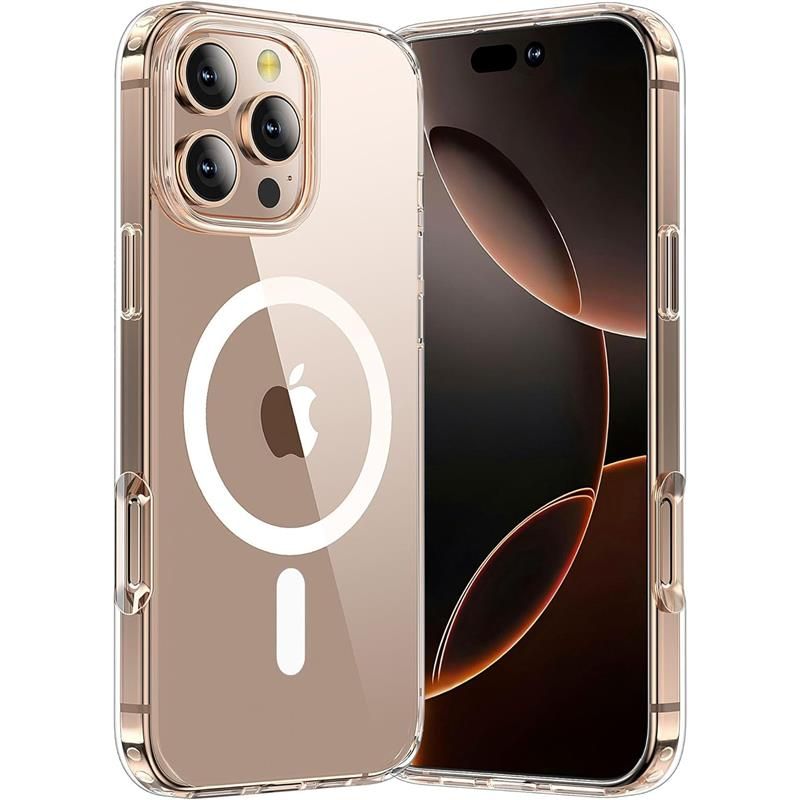Skaidrus MagSafe dėklas iPhone 16 Pro Max – TP Flex -- iPhone 16 Pro Max
