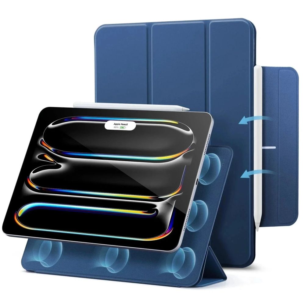 ESR Rebound Magnetic dėklas, skirtas iPad Pro 11" 5 / 6 / 2024-2025 - tamsiai mėlyna