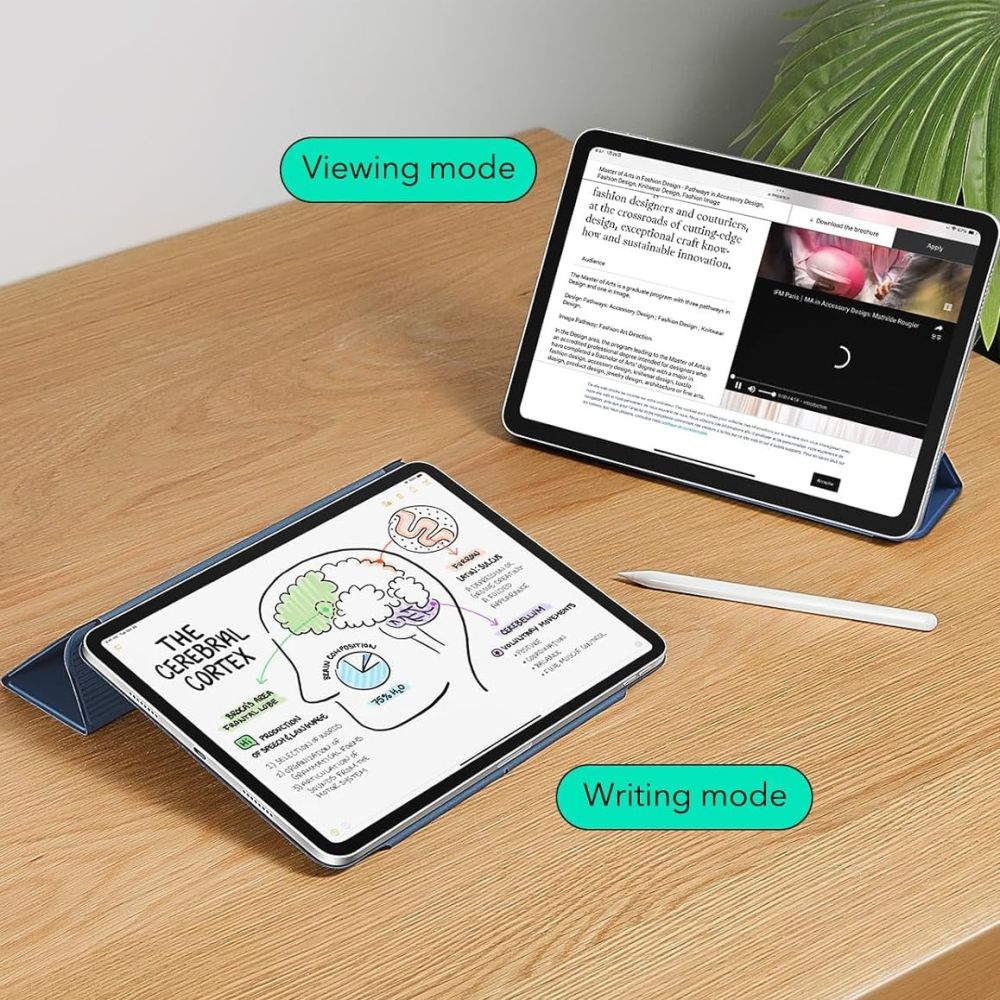 ESR Rebound Magnetic dėklas, skirtas iPad Pro 13" 7 / 8 / 2024-2025 - tamsiai mėlyna