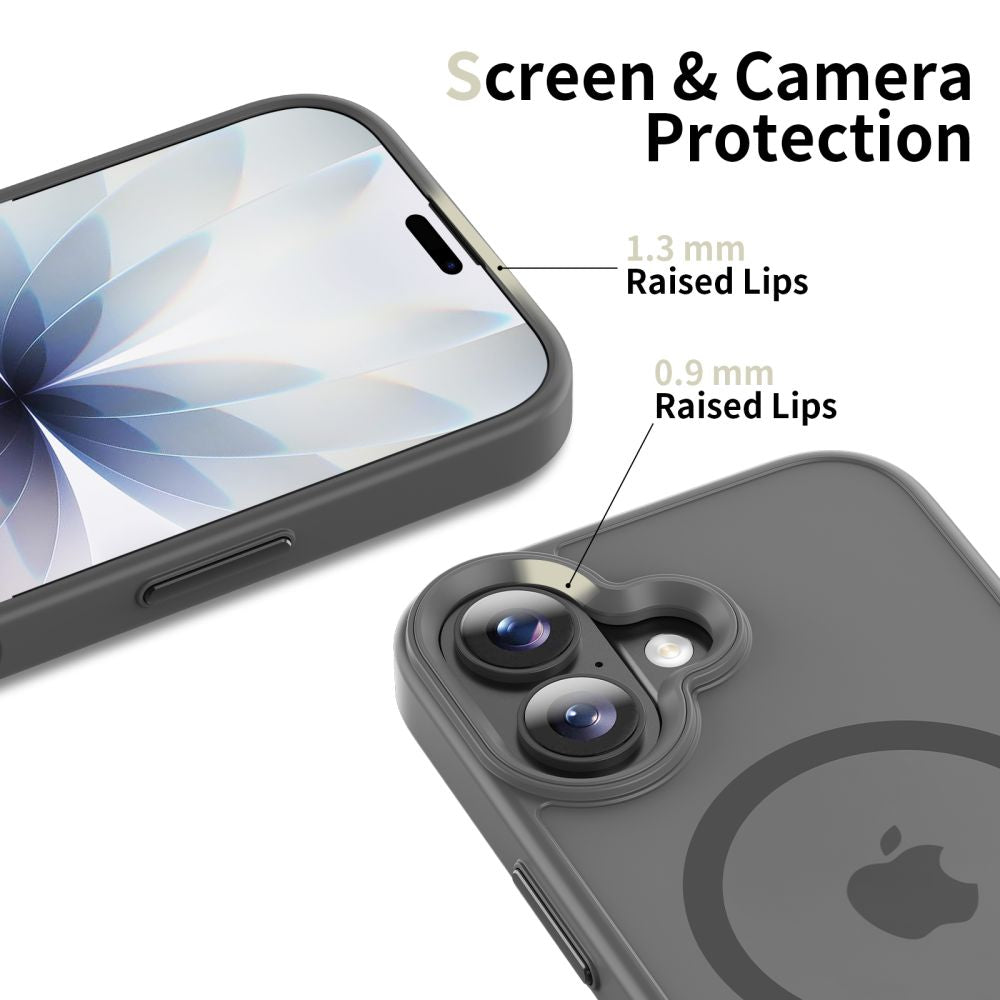 Tech-Protect MagMat MagSafe dėklas iPhone 17 – pilkas -- iPhone 17