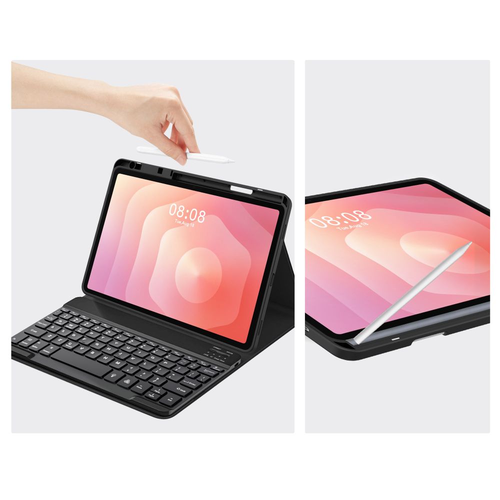 Tech-Protect SC Pen dėklas su klaviatūra Galaxy Tab S11 11" – juodas -- Samsung Galaxy Tab S11