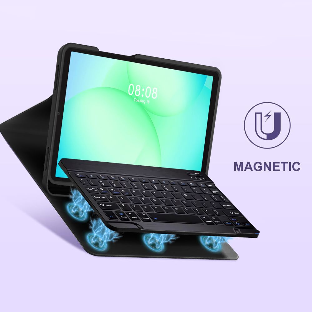 Tech-Protect SC Pen dėklas su klaviatūra Galaxy Tab A9/A11 8.7 – juodas -- Samsung Galaxy Tab A9