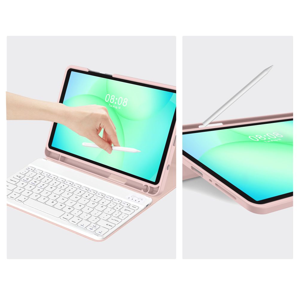 Tech-Protect SC Pen dėklas Galaxy Tab A9/A11 8.7 – rožinis -- Samsung Galaxy Tab A9