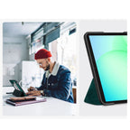 TechProtect SmartCase dėklas Samsung Galaxy Tab A9/A11 8.7 – žalias -- Samsung Galaxy Tab A9