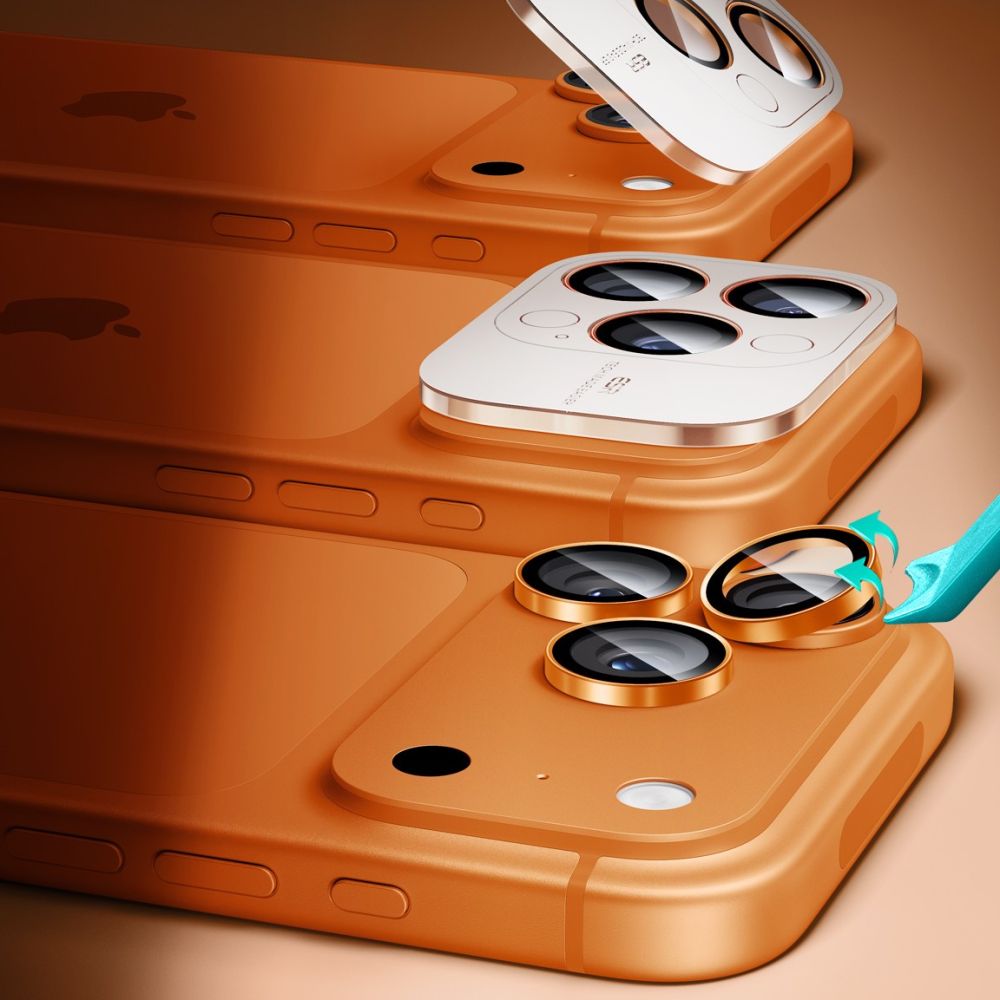 ESR Armorite kameros objektyvo stiklas iPhone 15/16/17 Pro/Max -- iPhone 17 Pro