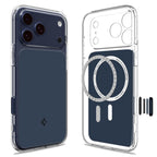 Spigen Thin Fit MagSafe dėklas iPhone 17 Pro Max – skaidrus mėlynas