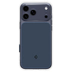 Spigen Thin Fit MagSafe dėklas iPhone 17 Pro Max – skaidrus mėlynas