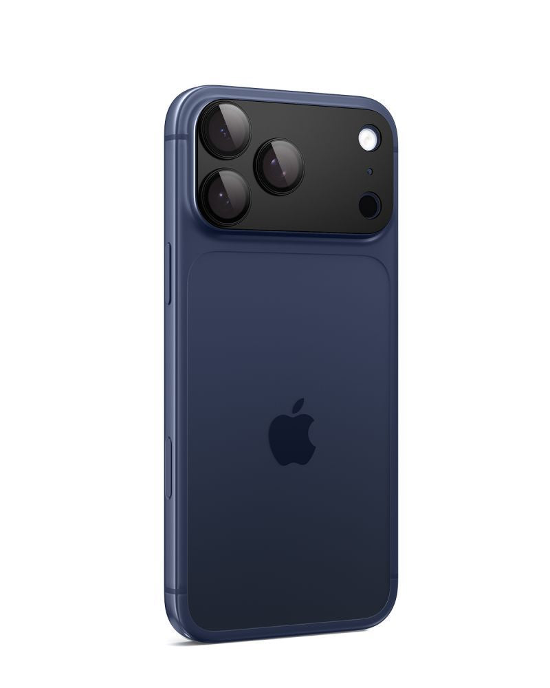 Spigen Optik Pro XL kameros stiklas iPhone 17 Pro Max – juodas