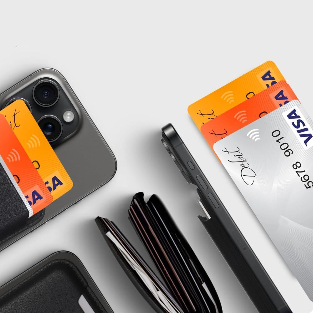 Tech-Protect MagWallet MagSafe magnetinis telefono piniginė - oranžinė -- Uncategorized