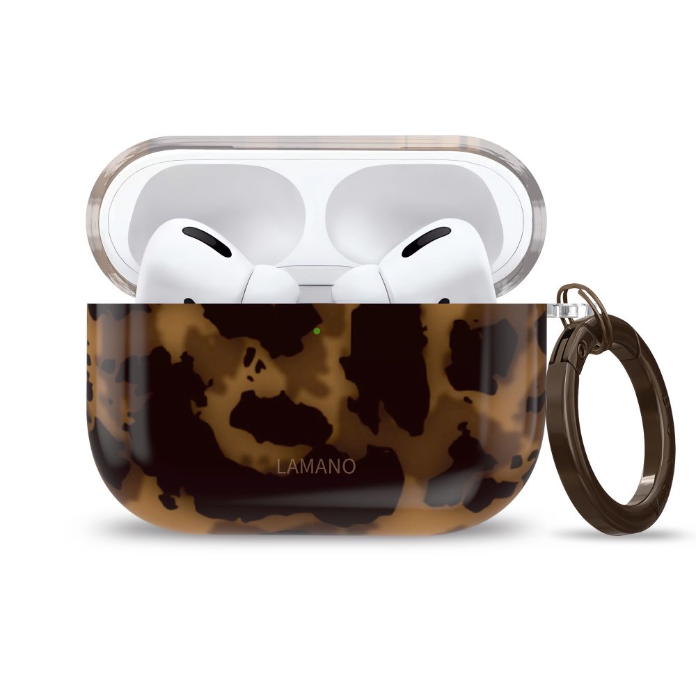 Tech-Protect Lamano dėklas AirPods Pro 3 – juodai rudas -- AirPods Pro 3
