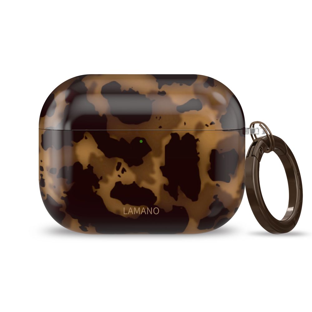 Tech-Protect Lamano dėklas AirPods Pro 3 – juodai rudas -- AirPods Pro 3