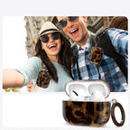 Tech-Protect Lamano dėklas AirPods Pro 3 – juodai rudas -- AirPods Pro 3