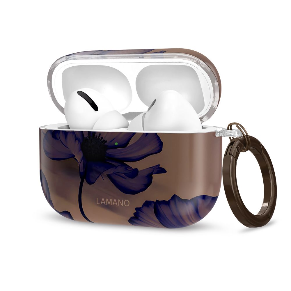 Tech-Protect Lamano dėklas AirPods 3 Pro – rudas/violetinis -- AirPods 3