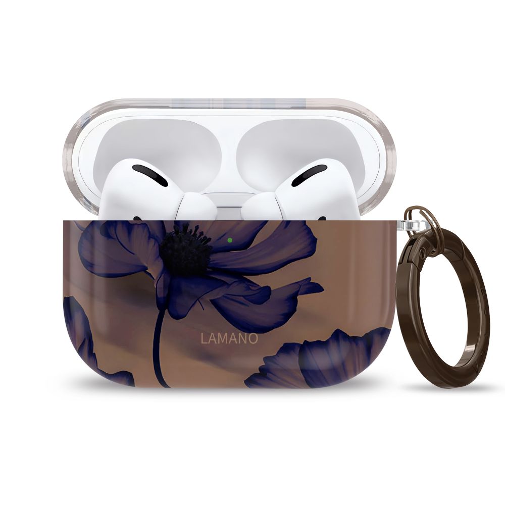 Tech-Protect Lamano dėklas AirPods 3 Pro – rudas/violetinis -- AirPods 3