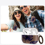 Tech-Protect Lamano dėklas AirPods 3 Pro – rudas/violetinis -- AirPods 3