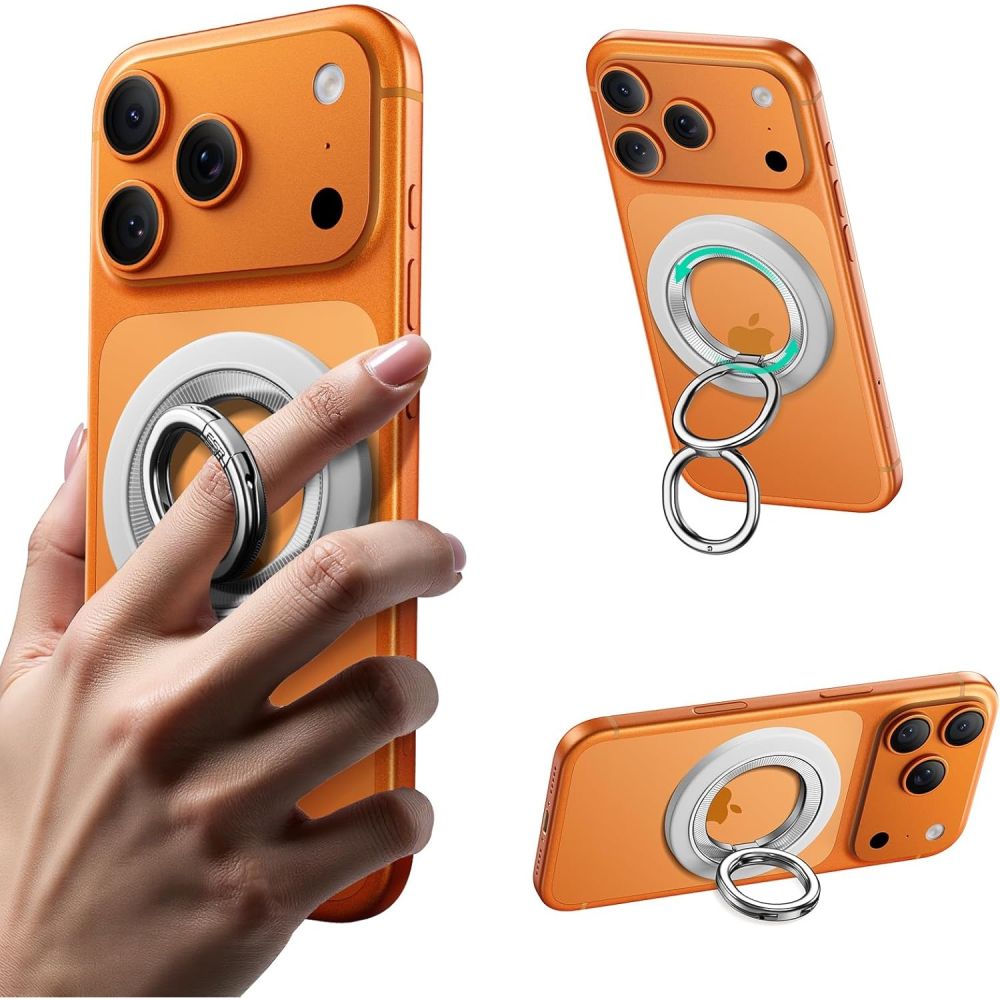 ESR Magnetic HaloLock MagSafe telefono laikiklis - baltas -- Cell phone holders