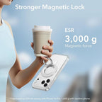 ESR Magnetic HaloLock MagSafe telefono laikiklis - baltas -- Cell phone holders