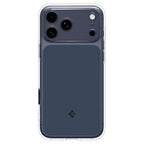 Spigen Thin Fit MagSafe dėklas iPhone 17 Pro – skaidrus mėlynas