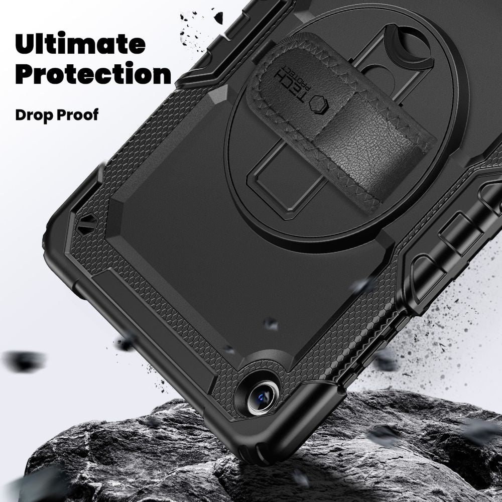 Tech-Protect Solid360 dėklas Galaxy Tab A9+ – juodas
