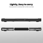 Tech-Protect SmartShell Pro dėklas, skirtas Macbook Pro 14 M1 / M2 / M3 / M4 / M5 2021-2025 - juodas ir skaidrus -- Cell...