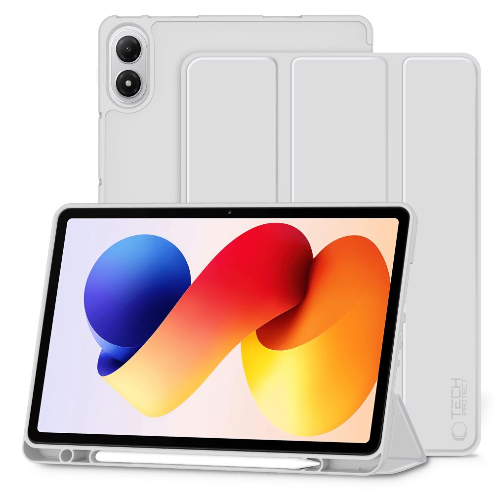 TechProtect SmartCase Pen dėklas Xiaomi Poco Pad M1 – pilkas -- Xiaomi Poco Pad M1