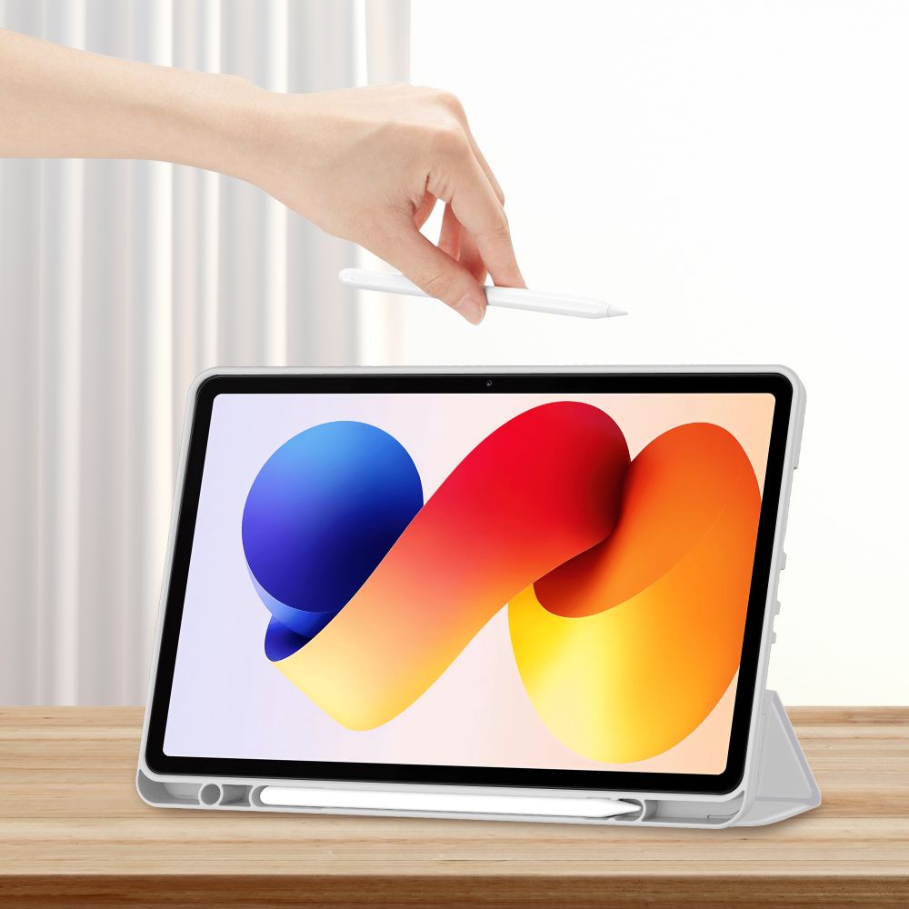 TechProtect SmartCase Pen dėklas Xiaomi Poco Pad M1 – pilkas -- Xiaomi Poco Pad M1