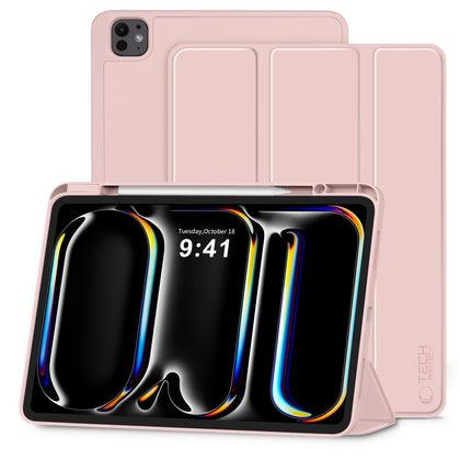 Tech-Protect SC rašiklio dėklas, skirtas iPad Pro 13" 7 / 8 / 2024-2025 - rožinė