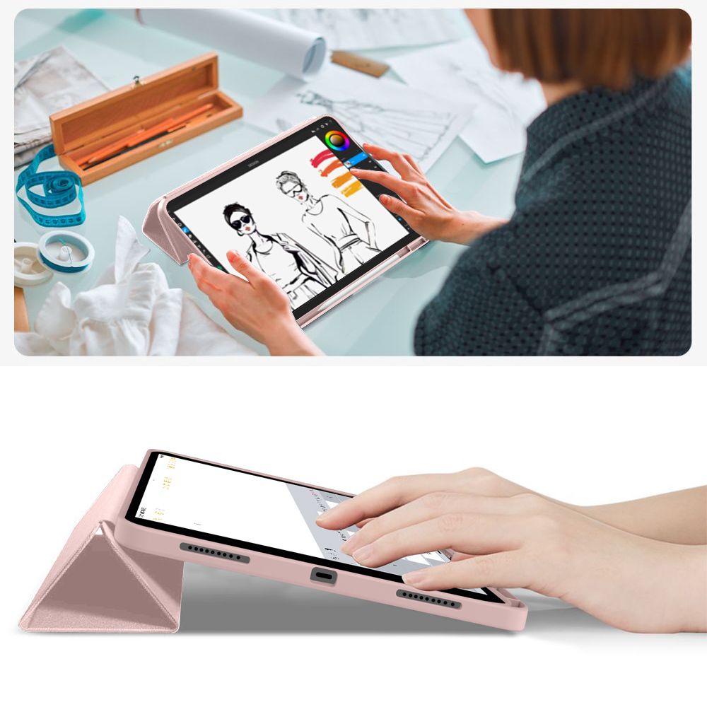 Tech-Protect SC rašiklio dėklas, skirtas iPad Pro 13" 7 / 8 / 2024-2025 - rožinė