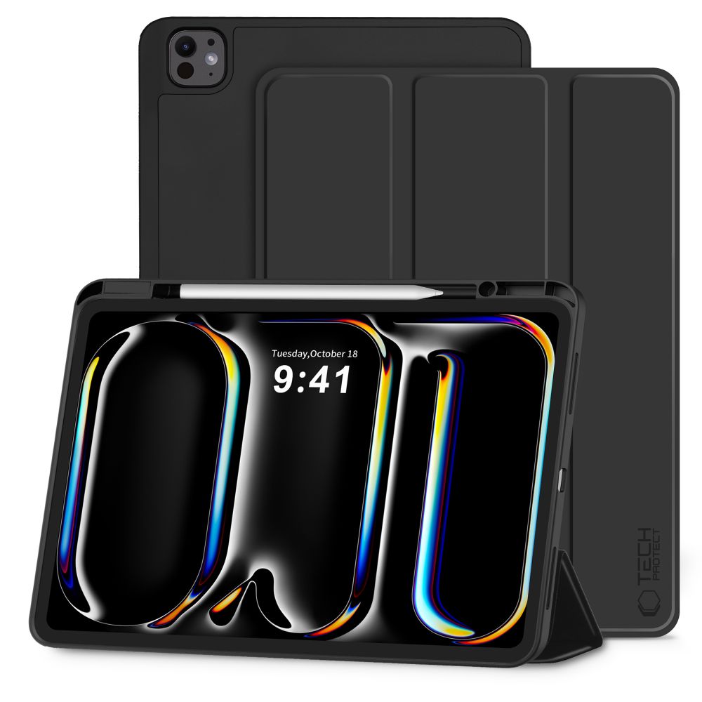 Tech-Protect SC rašiklio dėklas, skirtas iPad Pro 13" 7 / 8 / 2024-2025 - juodas