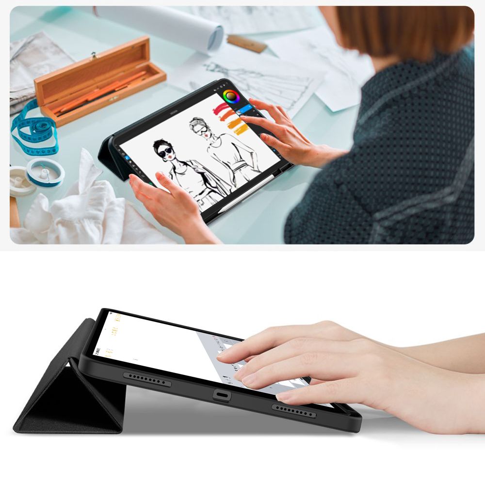 Tech-Protect SC rašiklio dėklas, skirtas iPad Pro 13" 7 / 8 / 2024-2025 - juodas