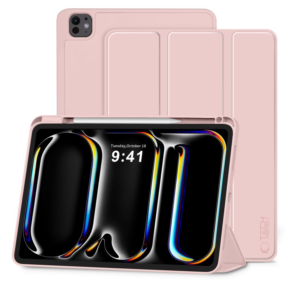 Tech-Protect SC rašiklio dėklas, skirtas iPad Pro 11" 5/6 2024-2025 - rožinė