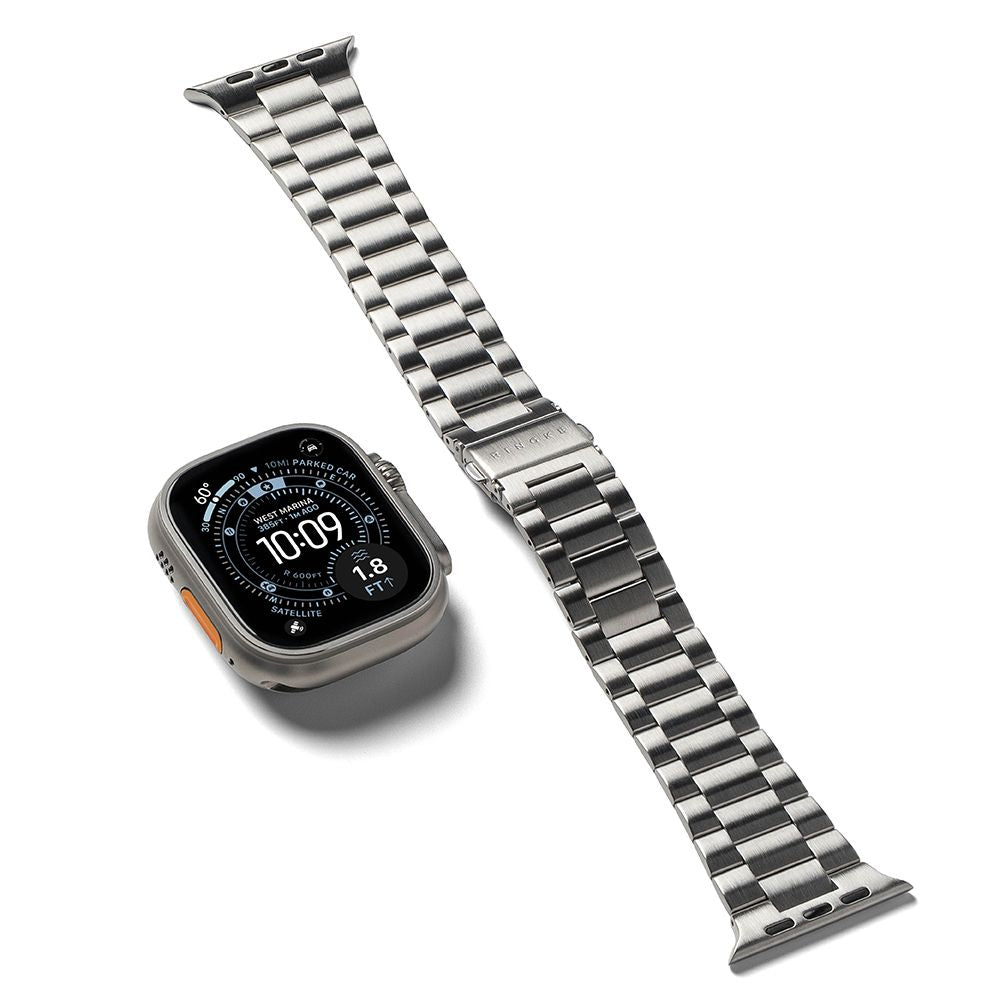 Ringke Metal One Air apyrankė Apple Watch 8 / 9 / 10 / 11 / SE / Ultra (44 / 45 / 46 / 49 mm) - Sidabrinė -- Apple Watch
