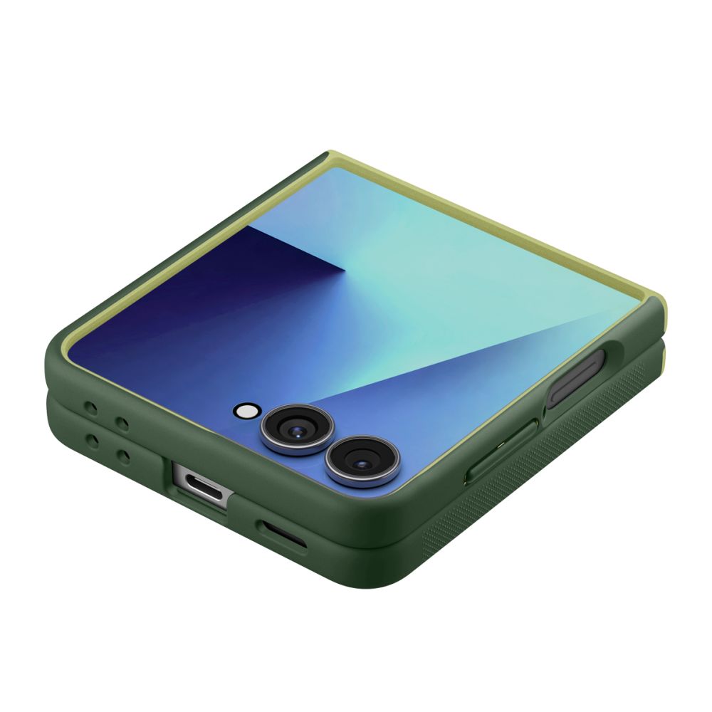 Spigen Nano Pop MagSafe dėklas Galaxy Z Flip 7 – žalias
