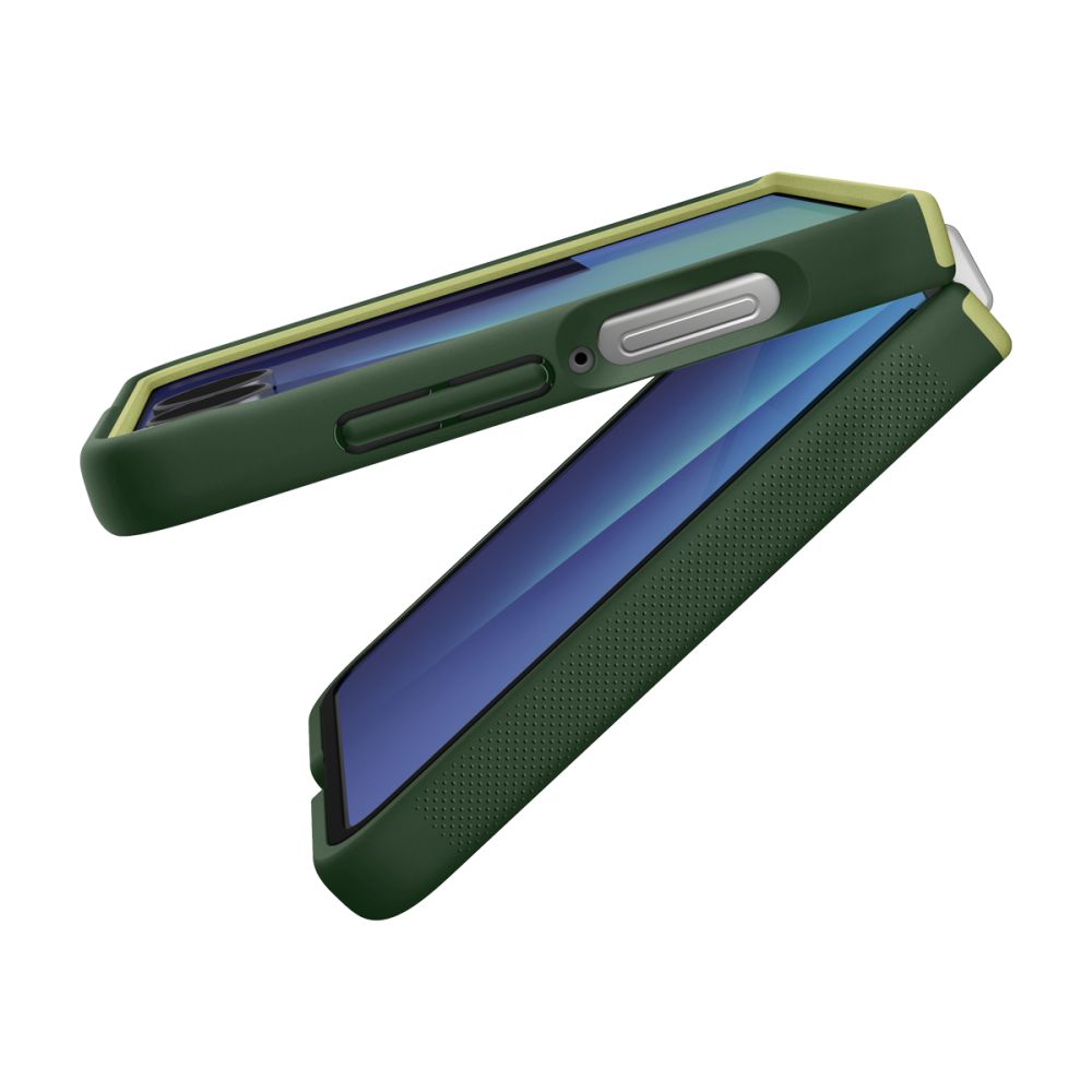 Spigen Nano Pop MagSafe dėklas Galaxy Z Flip 7 – žalias